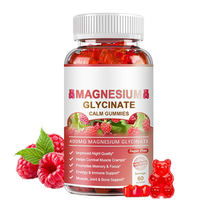 Gomitas Oem Sin Azúcar con Glicinato de Magnesio, Malato, Vitamina D, B6, CoQ10 y Melatonina para el Sueño y el Sistema Inmunitario, 400 mg, para Adultos, 60 Unidades - Product Image 1