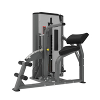 Appareil de musculation commercial à charge par pignon pour extensions abdominales et dorsales