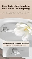 805 P-Trap Siège de toilette intelligent avec bidet intégré, fonction de lavage, couvercle automatique et siège chauffant