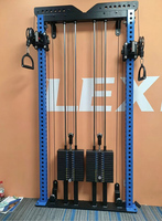 Station de musculation multifonctionnelle de haute qualité avec système de poulies intégré et machine à squats murale