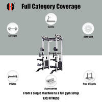Rack de musculation multifonctionnel professionnel personnalisé série REP amélioré avec machine à câbles, certifié CE, vente en gros