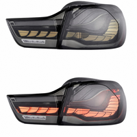 Feux arrière OLED Dragon Scale avec lentille fumée, clignotant ambre et feux de recul blancs pour BMW Série 4 M4, vente en gros d'usine OEM
