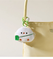 Porte-clés en peluche Kawaii en forme d'oiseau de dessin animé, écologique et doux, breloque créative pour sac à dos, cadeau idéal pour le Poisson d'avril