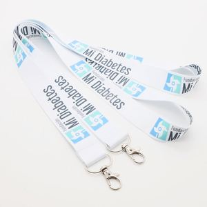 Custom Eco-Friendly Heat Transfer Lanyards Logo Polyester Neck Straps Lobster Clasp for ID Badges Promotional Gifts - Product Image 1