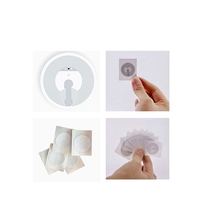 Autocollant d'étiquette d'étiquettes de blanchisserie RFID en tissu tissé