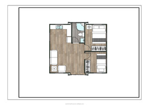 Prefab Expandable Container, Folding House Modern 20 ft 40ft Expandable Container House Foldable - Product Image 4