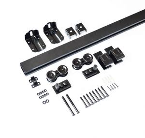 RHETECH ensemble de quincaillerie pour porte de grange robuste porte unique conception de contournement haut de gamme en acier laiton matériel cuisine chambre vis - Product Image 5