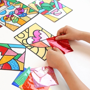 Bricolage créatif art en carton pour enfants jouets éducatifs <span class=keywords><strong>Montessori</strong></span> pour la <span class=keywords><strong>peinture</strong></span> dessin et Crafting-EN71 certifié - Product Image 2