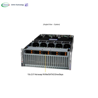 Serveur en rack SYS-420GU-TNXR Supermicro avec 4x pour GPU A100 Serveur GPU compatible HGX DGX 32 emplacements DIMM