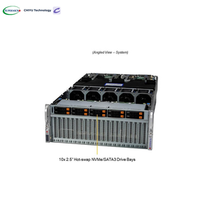 Serveur en rack SYS-420GU-TNXR Supermicro avec 4x pour GPU A100 Serveur GPU compatible HGX <span class=keywords><strong>DGX</strong></span> 32 emplacements DIMM - Product Image 2