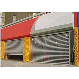 Porta Avvolgibile Automatica in Policarbonato Trasparente con Vista Completa in Alluminio, Porta <span class=keywords><strong>Garage</strong></span> Trasparente - Product Image 6