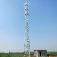Tour de communication à trois pattes Antenne de tour en acier de haute qualité Tour 5g