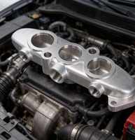 Collecteur multi-ports OEM en silice solée, procédé de moulage à la cire perdue ISO9001, pour système de fluides moteur, en acier