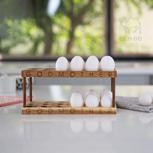 Trứng bằng gỗ chủ khay Countertop giữ 36 tươi <span class=keywords><strong>deviled</strong></span> trứng - Product Image 5