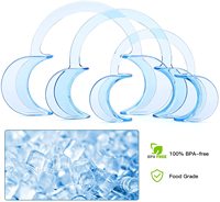 Vente en gros directe usine – Écarteur buccal jetable en plastique PC de qualité alimentaire sans BPA, forme C, pour orthodontie adulte/enfant