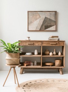 Credenza Armadio Armadio Di Stoccaggio di Legno Unità di Memorizzazione Mensola di Esposizione <span class=keywords><strong>Sala</strong></span> <span class=keywords><strong>Da</strong></span> <span class=keywords><strong>Pranzo</strong></span> <span class=keywords><strong>Soggiorno</strong></span> stile Antico - Product Image 2