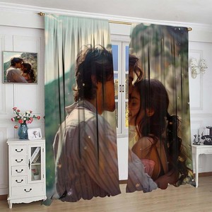 <span class=keywords><strong>Tende</strong></span> su Misura per Finestre di Qualsiasi Dimensione, 1 o 2 Pannelli, <span class=keywords><strong>Tende</strong></span> Personalizzate per Casa, <span class=keywords><strong>Regalo</strong></span> per Soggiorno, Camera <span class=keywords><strong>da</strong></span> Letto, Club 49X49 Pollici - Product Image 2