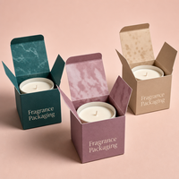 Boîtes à bougies personnalisées de luxe, emballage cadeau de Noël, petite boîte en papier