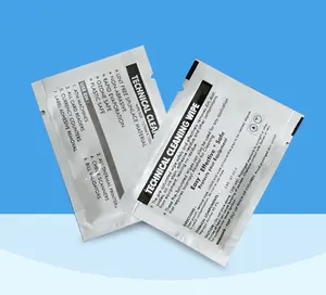 A5024 40pcs IPA Alcohol Cleaning Wipes for Evolis Card Printer Cleaning Kit