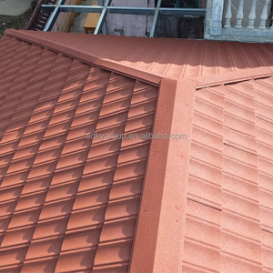 Tuile de toit en acier revêtu de pierre <span class=keywords><strong>anti</strong></span>-<span class=keywords><strong>mousse</strong></span> de la marque Kunya, surface autonettoyante pour la saison humide et pluvieuse, bungalow, garage, atelier - Product Image 3
