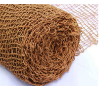 Tapis en fibre de coco naturelle tissée pour jardinage, plantes grimpantes, amélioration du sol, contrôle de l'érosion, écologique