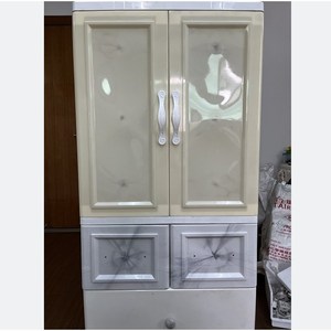 Simple Combination <b>Wardrobe</b> For Kids Bedroom <b>Plastic</b> Storage Cabinet With Drawers And Doors Multifunctional Toy Organizer - Product Image 2