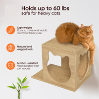 Vente en gros d'étagères murales pour chat en bois naturel hamac pour maison et décoration intérieure
