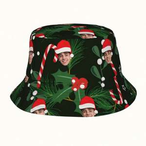 Sombrero de Pescador Personalizable de Alta Calidad, Regalo Perfecto de Navidad para Hombres, Mujeres y Amigos, con Diseño de Dibujos Animados - Product Image 4