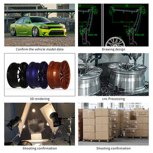 Jante en alliage forgé chromé poli sur mesure, 1/2 pièce, 5 branches, pour Chevy <span class=keywords><strong>Silverado</strong></span>, 5x114.3 5x120 5x130, 18 19 20 21 22 24 pouces - Product Image 5