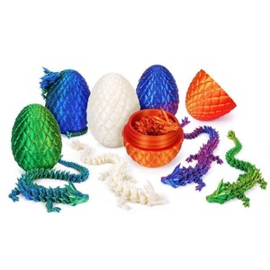 Buntes 3D-Gedrucktes Spiral-Kegel-Drachenei Puzzle-Spielzeug Tiere für Kinder Geschenkset - Product Image 2