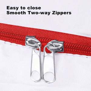 Sac de rangement résistant aux déchirures avec poignées de transport pour guirlandes et couronnes de Noël - Product Image 2