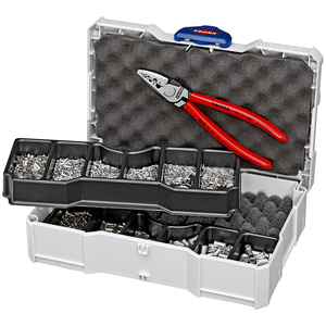Assortiment de cosses de câble avec pince à sertir 97 71 180 pour connexions électriques - Product Image 1