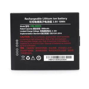 Li-ion 3.8V 5000mAh có thể sạc lại thay thế hbl9000s i9000s Pin Lithium ion cho PDA Máy Quét Mã Vạch Pin - Product Image 1