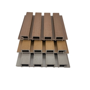 Arches de façade en WPC, panneaux muraux à lattes, intérieur et extérieur, revêtement mural sculpté, autres planches - Product Image 1
