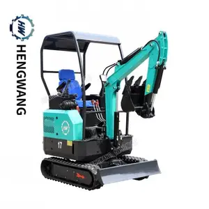 HENGWANG — mini pelle de terre mobile, HW-17 tonnes, meilleure vente, livraison gratuite avec CE, 1.7