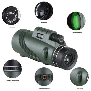 Telescópio Monocular <span class=keywords><strong>80x100</strong></span> com Alcance de 1000m, Foco Manual, Pode Conectar Tripé e Suporte para Telefone, Caixa de Presente Colorida para Camping e Caminhadas ao Ar Livre - Product Image 6