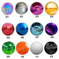 Boule miroir gonflable pour la décoration d'événements, publicité extérieure, ballon miroir en PVC