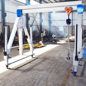 1000kg 2000kg Portable Mobile Adjustable Lifting Aluminum Gantry <b>Crane</b> 1 Ton - Product Image 1
