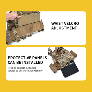 SABADO rompi taktis awet untuk wanita, rompi tempur Molle berburu pelepasan cepat desain baru, 1000d - Product Image 4