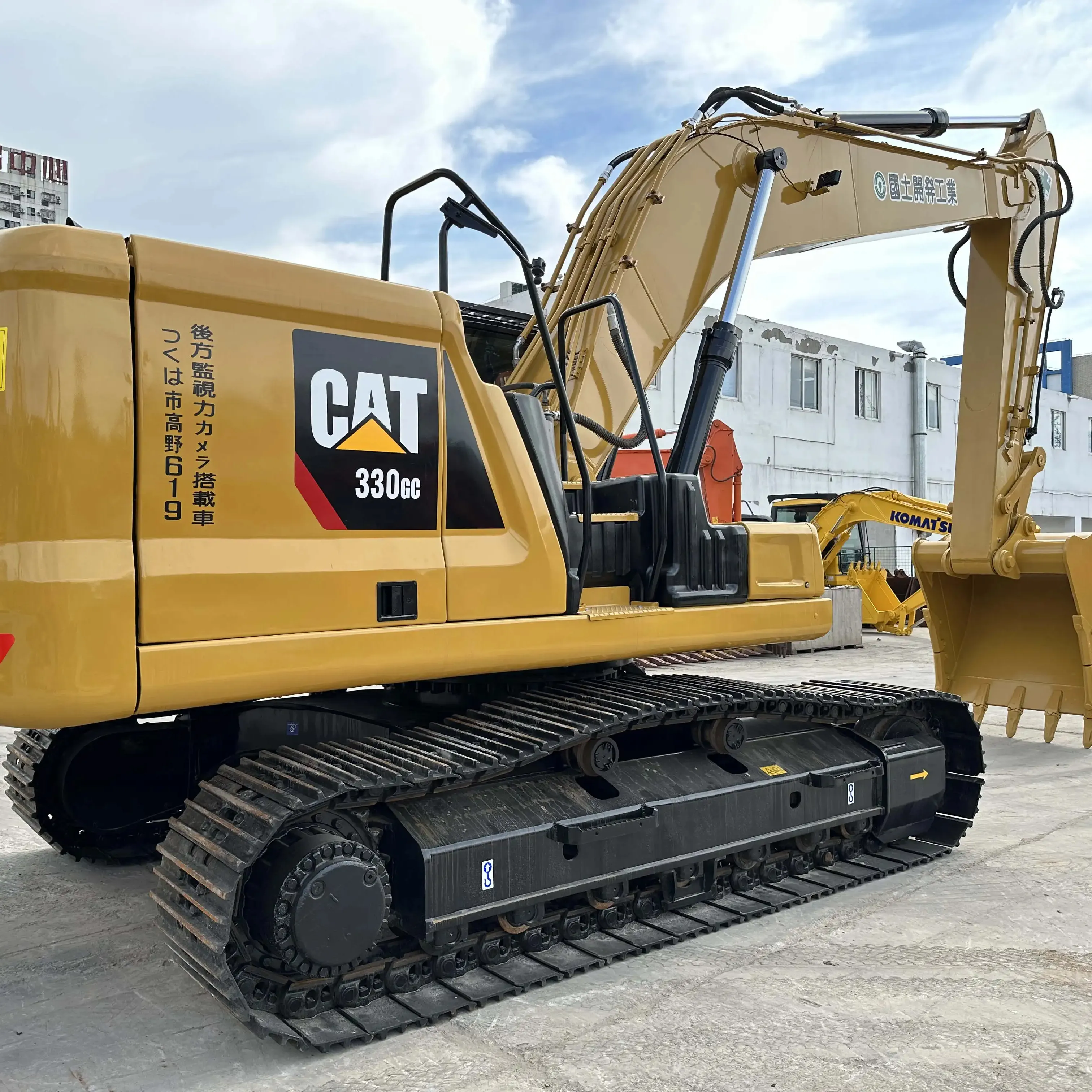 Yeni varış kullanılmış ekskavatör Caterpillar CAT 330GC ekskavatör ikinci kedi için düşük fiyata satılık 330 kullanılmış ekskavatör