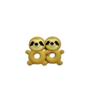 أسنان مفرغة من اللاتكس الطبيعي على شكل طائر الراكون تُخفف آلام الأسنان - Product Image 1