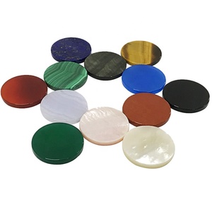 Đá Vòng Đĩa Loose Đá Quý Hạt Phẳng Đĩa Đồ Trang Sức Đá Để Làm Bông Tai Tùy Chỉnh Đá Quý Hạt - Product Image 2