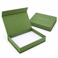 Boîte cadeau d'entreprise personnalisée avec logo OEM, emballage rigide de style livre avec gaufrage, impression UV à feuille d'or pour ensembles de carnets