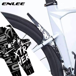 Bisiklet Ön Çamurluk Arka Anti Sıçrama Bisiklet Çamurluğu MTB Yol Bisikleti Çamur Kalkanı Ayarlanabilir Dayanıklı <span class=keywords><strong>BMX</strong></span> Katlanır Bisiklet Çamurluğu - Product Image 2