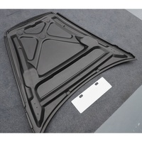 Nouveau Kit Carrosserie Noir en Fibre de Carbone pour Capot Moteur et Pare-chocs Avant (Fixation par Vis) pour Porsche Boxster Cayman 987 (2004-2008)