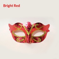 Masques de mascarade Princesse Anna mignons en stock pour festivals et fêtes ; Plastique électroplaqué, provenance Chine