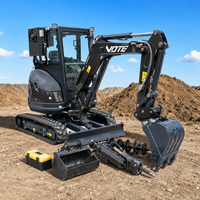 Livraison gratuite, excavatrices à moteur Kubota, EPA EURO 5 CE, 1,8 tonne, mini-excavatrice domestique, 1 tonne, 2 tonnes, mini-excavatrice