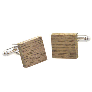 Personalizado al por mayor de alta calidad nuevos hombres accesorio aleación elegante natural rojo madera <span class=keywords><strong>gemelos</strong></span> para traje camisas - Product Image 1