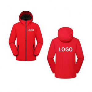 Chaquetas Impermeables Personalizadas para Hombre y Mujer, Cortavientos, con Capucha - Product Image 1