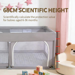 Clôture en tissu pliable pour tout-petits <span class=keywords><strong>parc</strong></span> de sécurité pour bébé pour usage intérieur jouet garde-corps clôture de jeu sûre - Product Image 3